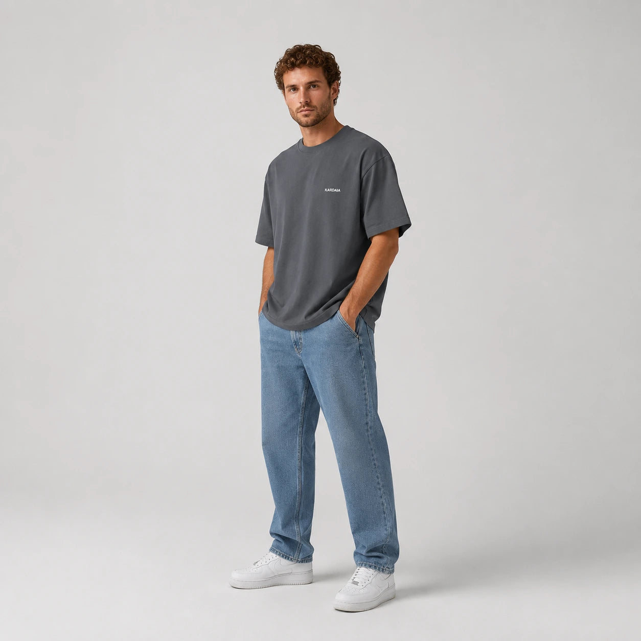 T-shirt Oversize Homme Coton Bio – Tons Neutres