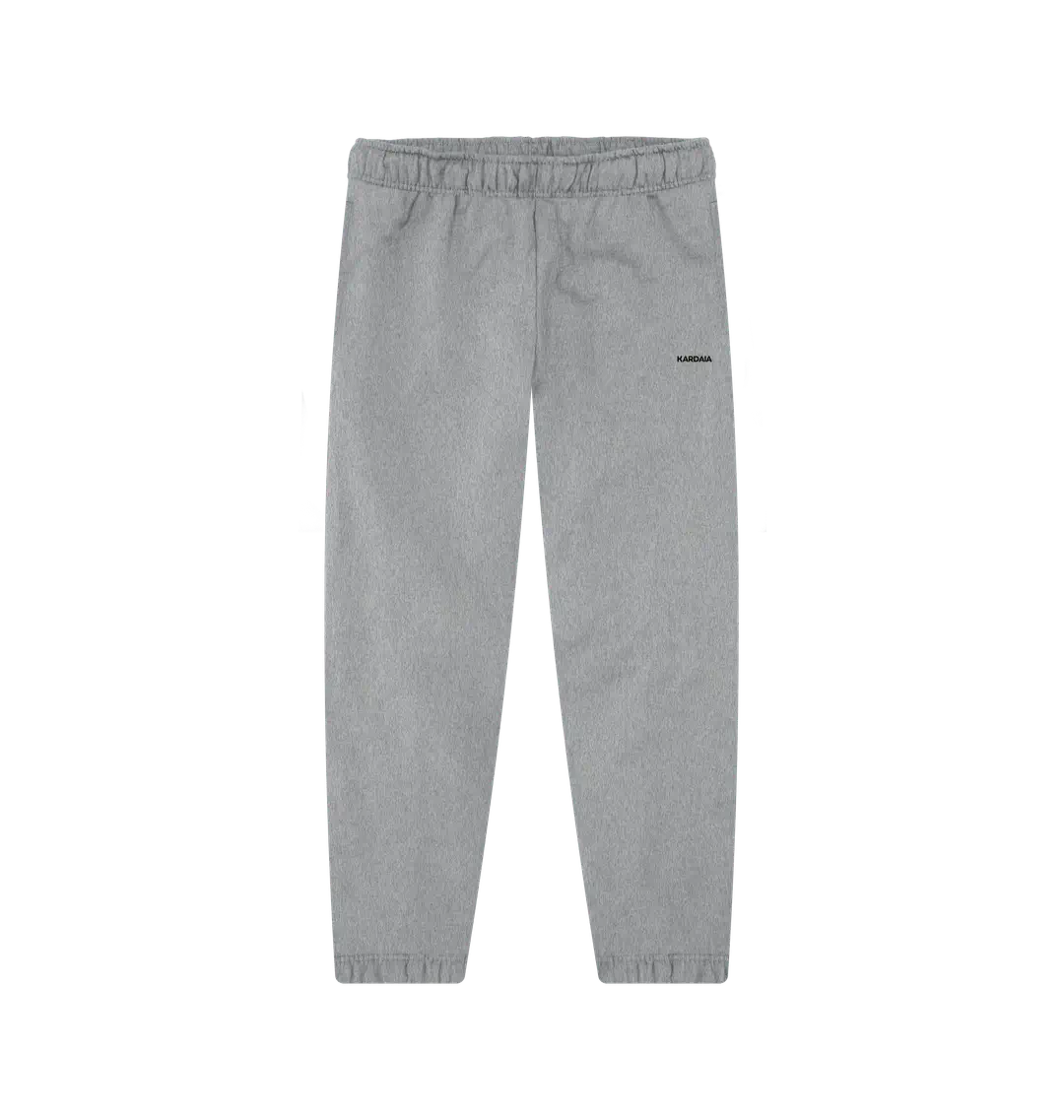 Jogging homme gris Kardaia à plat sur fond neutre